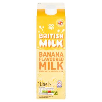 Co-op Banana Flavoured Milk 1 Litre