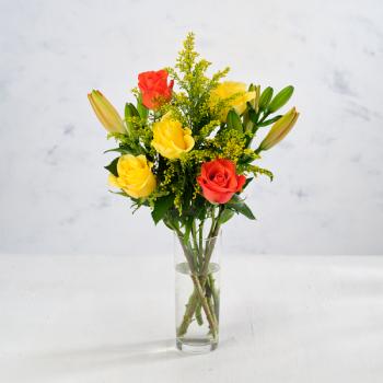Co-op Rose and Lily Bouquet