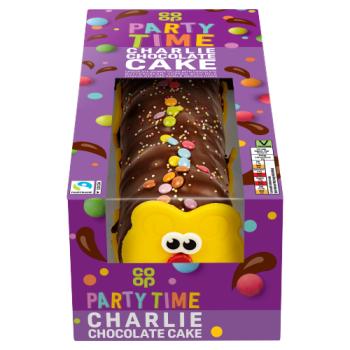 Co-op Party Time Charlie Chocolate Cake