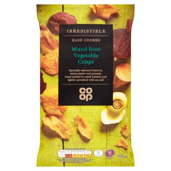 Co Op Irresistible Mixed Root Vegetable Crisps 100g