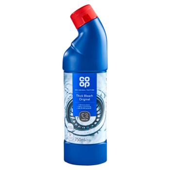 Co Op Thick Bleach Original 750ml