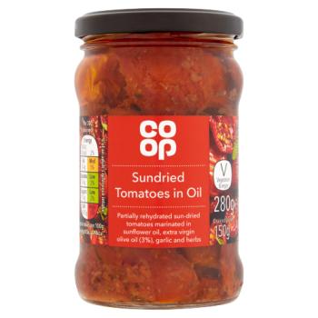 Co Op Sundried Tomatoes in Oil 280g