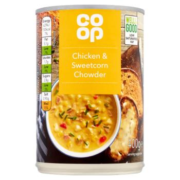 Co-op Chicken & Sweetcorn Chowder 400g