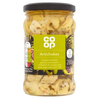 Co Op Artichokes 280g