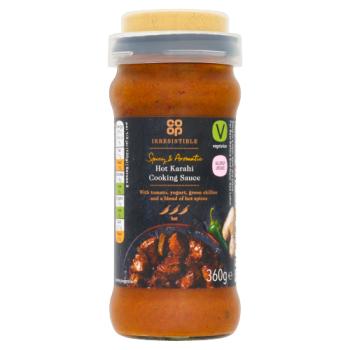 Co-op Irresistible Hot Karahi Cooking Sauce 360g