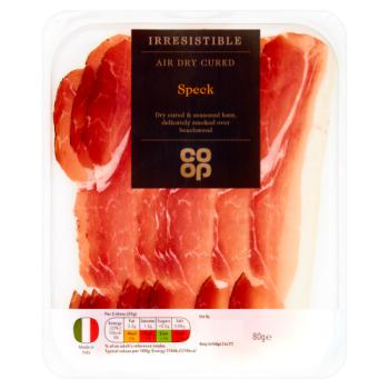 Co-op Irresistible Air Dry Cured Speck 80g