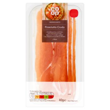 Co-op Ingredients Prosciutto Crudo 3 Slices 40g