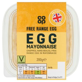 Co-op Free Range Egg Mayonnaise 200g