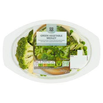 Co-op Green Vegetable Medley 260g