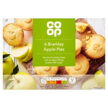 Co Op 6 Bramley Apple Pies