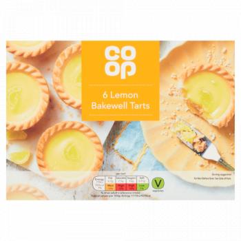 Co-op 6 Lemon Bakewell Tarts