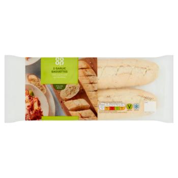 Coop Garlic Baguettes 2pk