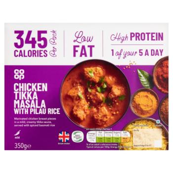 Co-op Chicken Tikka Masala with Pilau Rice 350g