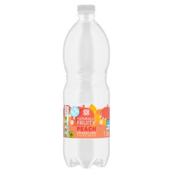 Co-op Sparkling Peach Spring Water 1 Litre