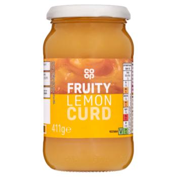 Co-op Fruity Lemon Curd 411g