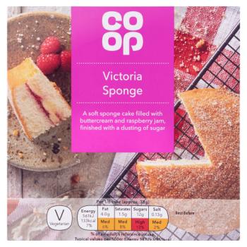 Co Op Raspberry Jam Sponge
