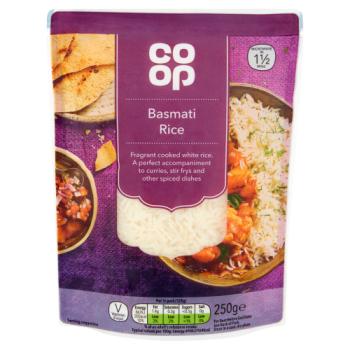 Co Op Basmati Rice 250g