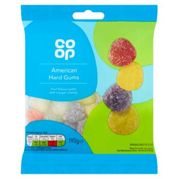 Co-op American Hard Gums 190g