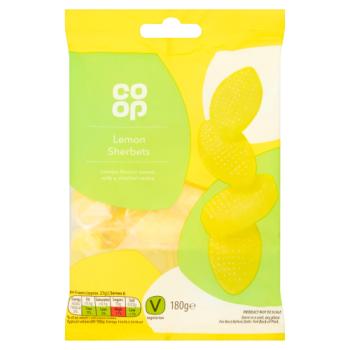 Co-op Lemon Sherbets 180g