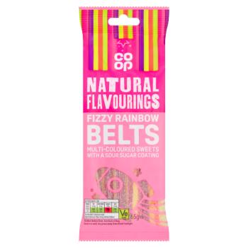 Co-op Fizzy Rainbow Belts 65g