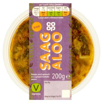 Coop Saag Aloo 200g