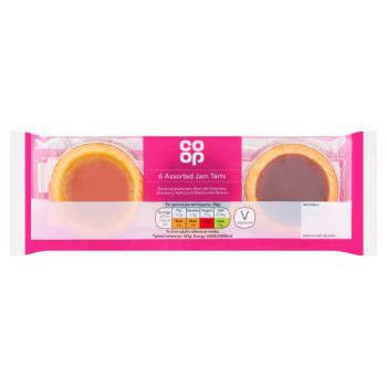 Co-op 6 Assorted Jam Tarts
