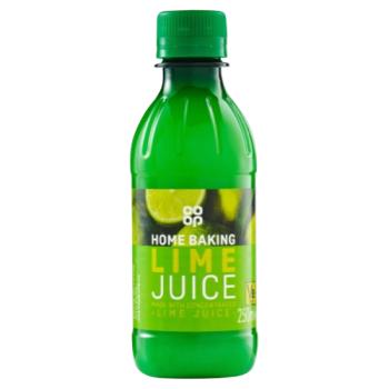 Co-op Home Baking Lime Juice 250ml
