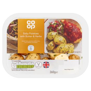 Co-op Baby Potatoes with Butter & Herbs 360g