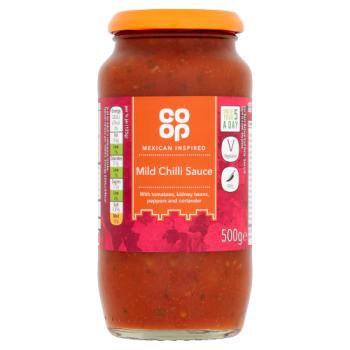 Co-op Mexican Inspired Mild Chilli Sauce 500g