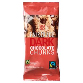Co-op Dark Chocolate Chunks 100g