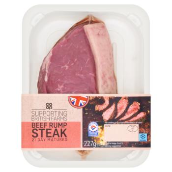 Co-op Beef Rump Steak 227g