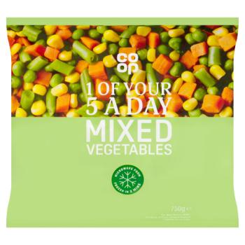 Co-op Mixed Vegetables 750g