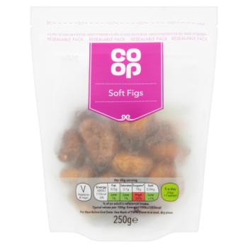 Co Op Soft Figs 250g