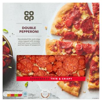 Co Op Double Pepperoni Thin/crispy