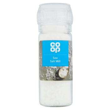 Co Op Sea Salt Mill 110g