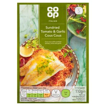 Co-op Italian Sundried Tomato & Garlic Cous Cous 110g