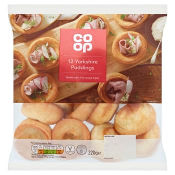Co-op 12 Yorkshire Puddings 220g
