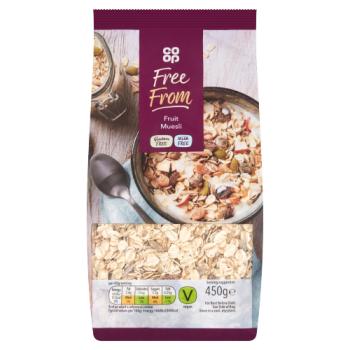 Co-op Free From Fruit Muesli 450g