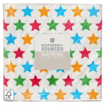 Co-op Napkins Celebration 20 Pack Each