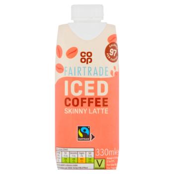 Co-op Fairtrade Iced Coffee Skinny Latte 330ml