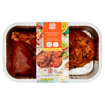 Co-op Limited Edition Mexican Inspired Half Chicken 674g