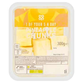 Co-op Pineapple Chunks 300g