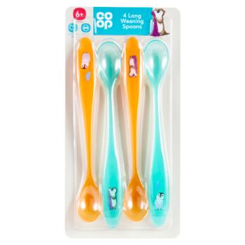 Co Op 4 Long Weaning Spoons