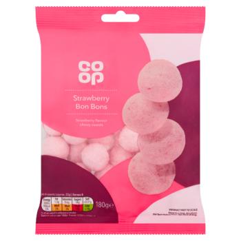 Co-op Strawberry Bon Bons 180g