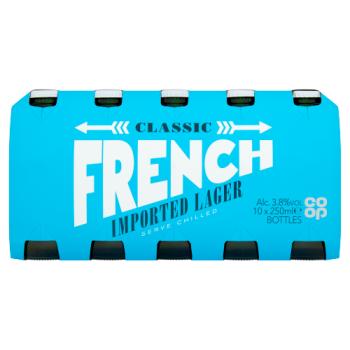 Co-op Classic French Imported Lager 10 x 250ml