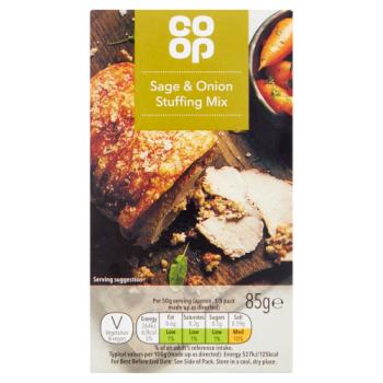 Co Op Sage & Onion Stuffing Mix 85g