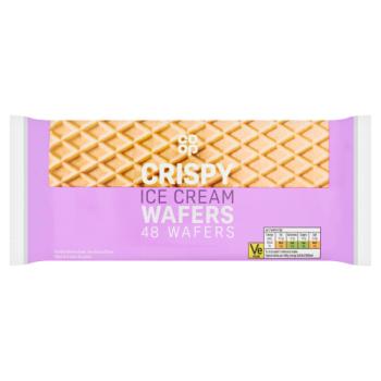 Co-op Crispy 48 Ice Cream Wafers