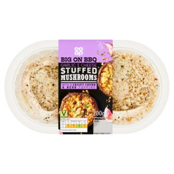 Co-op Garlic & Cheese Stuffed Mushrooms 200g
