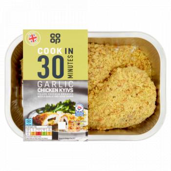 Co-op Garlic Chicken Kyivs 325g