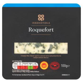 Co-op Irresistible Roquefort 100g